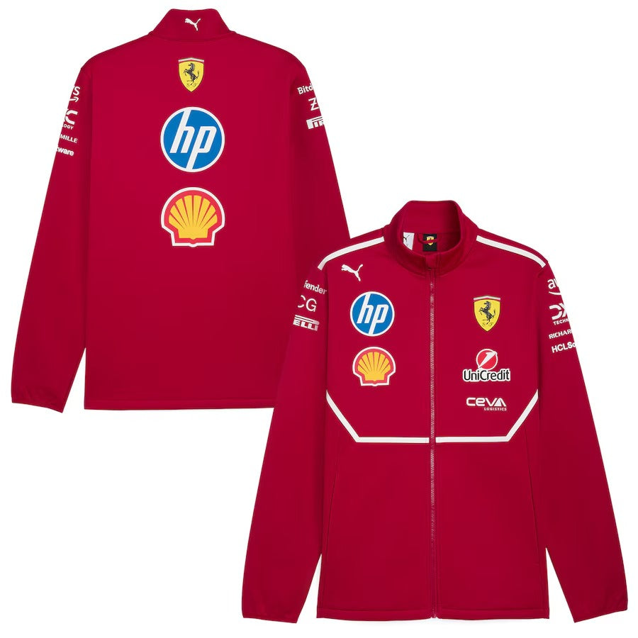 Chaqueta softshell del equipo Scuderia Ferrari 2025