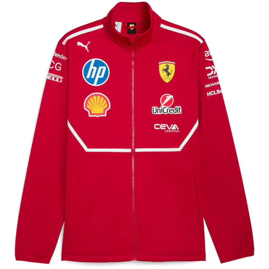 Chaqueta softshell del equipo Scuderia Ferrari 2025