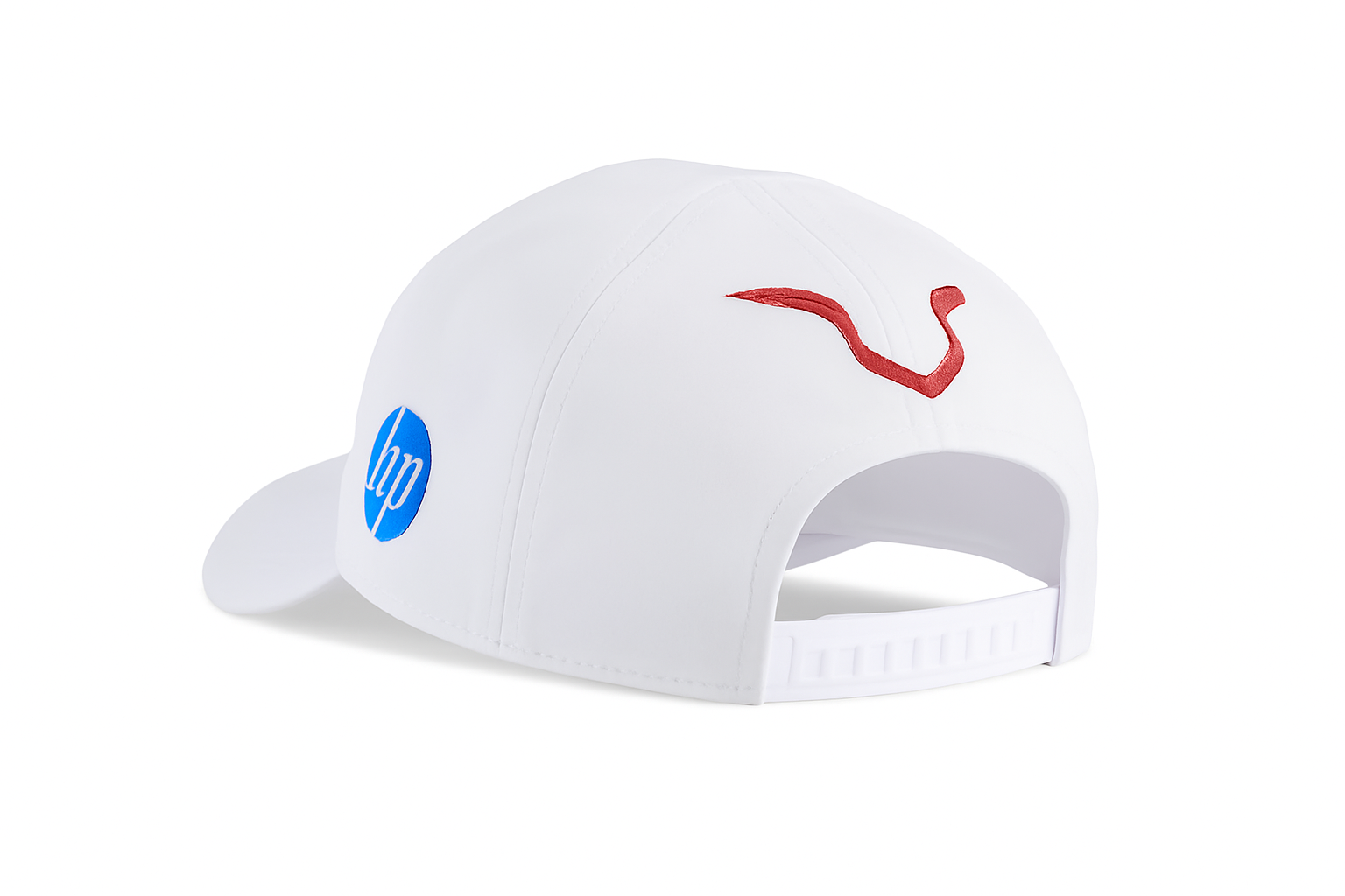Gorra editada sin línea roja frontal